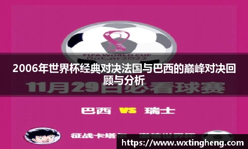2006年世界杯经典对决法国与巴西的巅峰对决回顾与分析